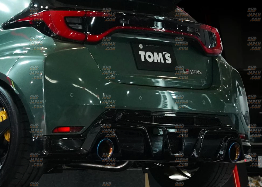 TOM'S Styling Parts Rear Under Diffuser Black - GR Yaris GXPA16